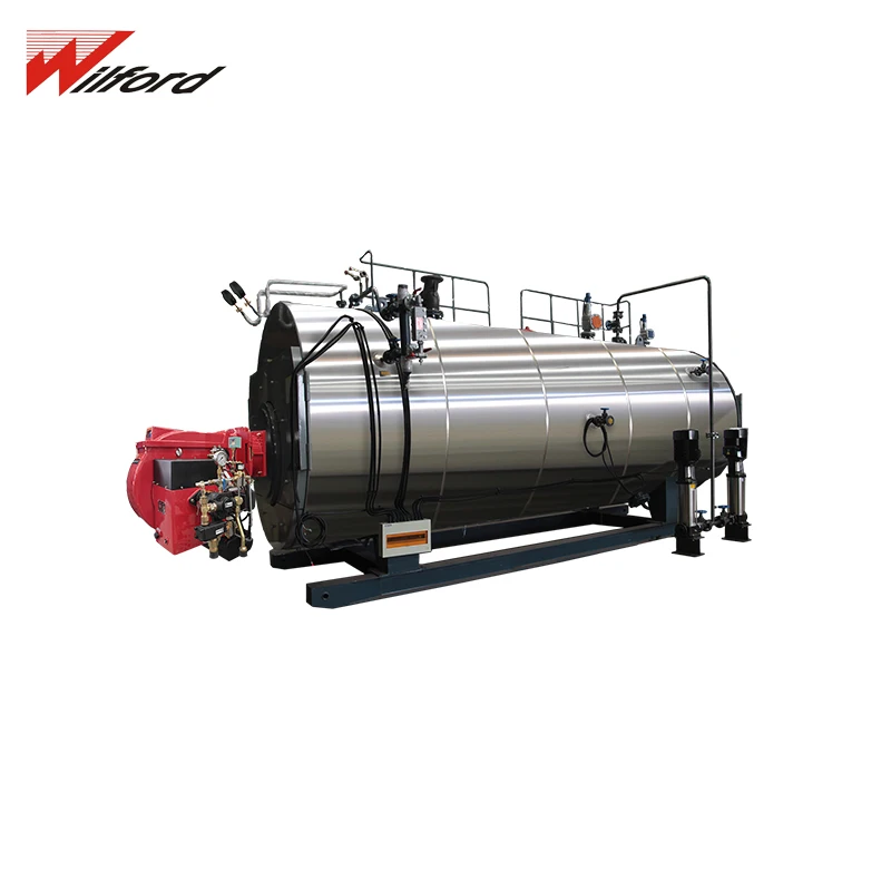 Горизонтальные газа и мазута котел с известный Италия горелки