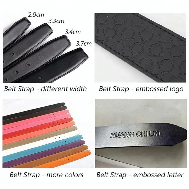 Ratchet Belt Dress with Slide Click Buckle Adjustable Trim to Exact Fit