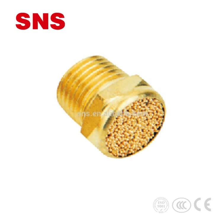 SNS (серия PSV) продвижение фабрики нитки Латунь Пневматический Глушитель