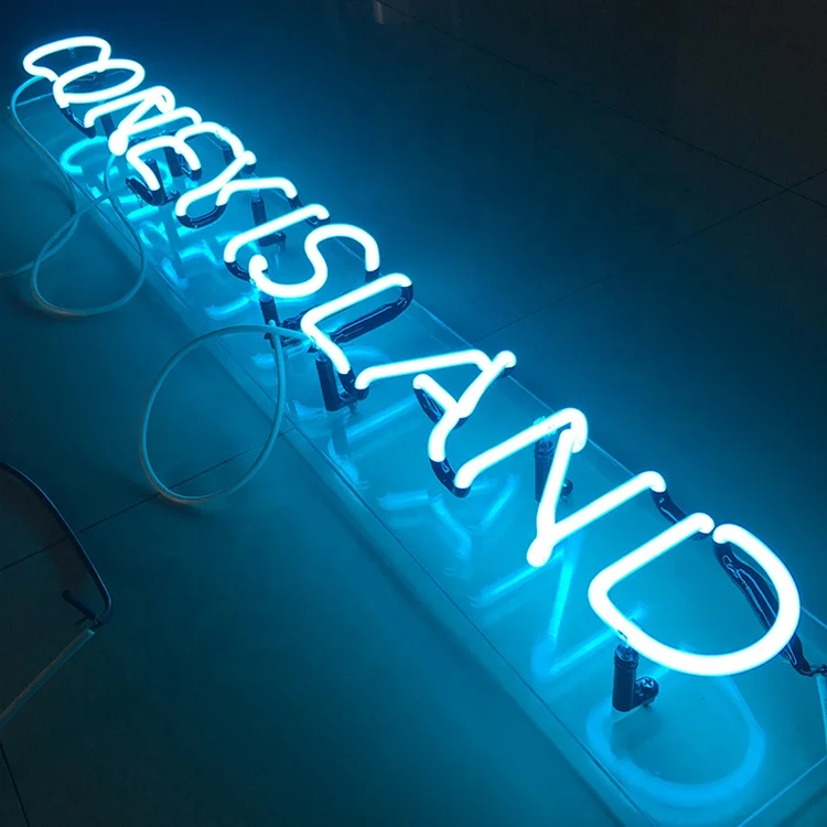 Latest wholesale high quality delivery time is about 7 days personalized neon sign with acrylic board personalized