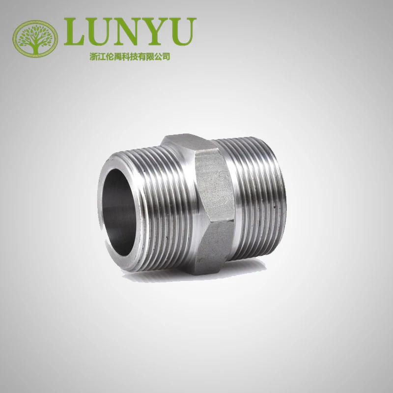 Stainless Steel Casting Pipe Fitting Hexagonal Barrel Nipple BSP/ NPT