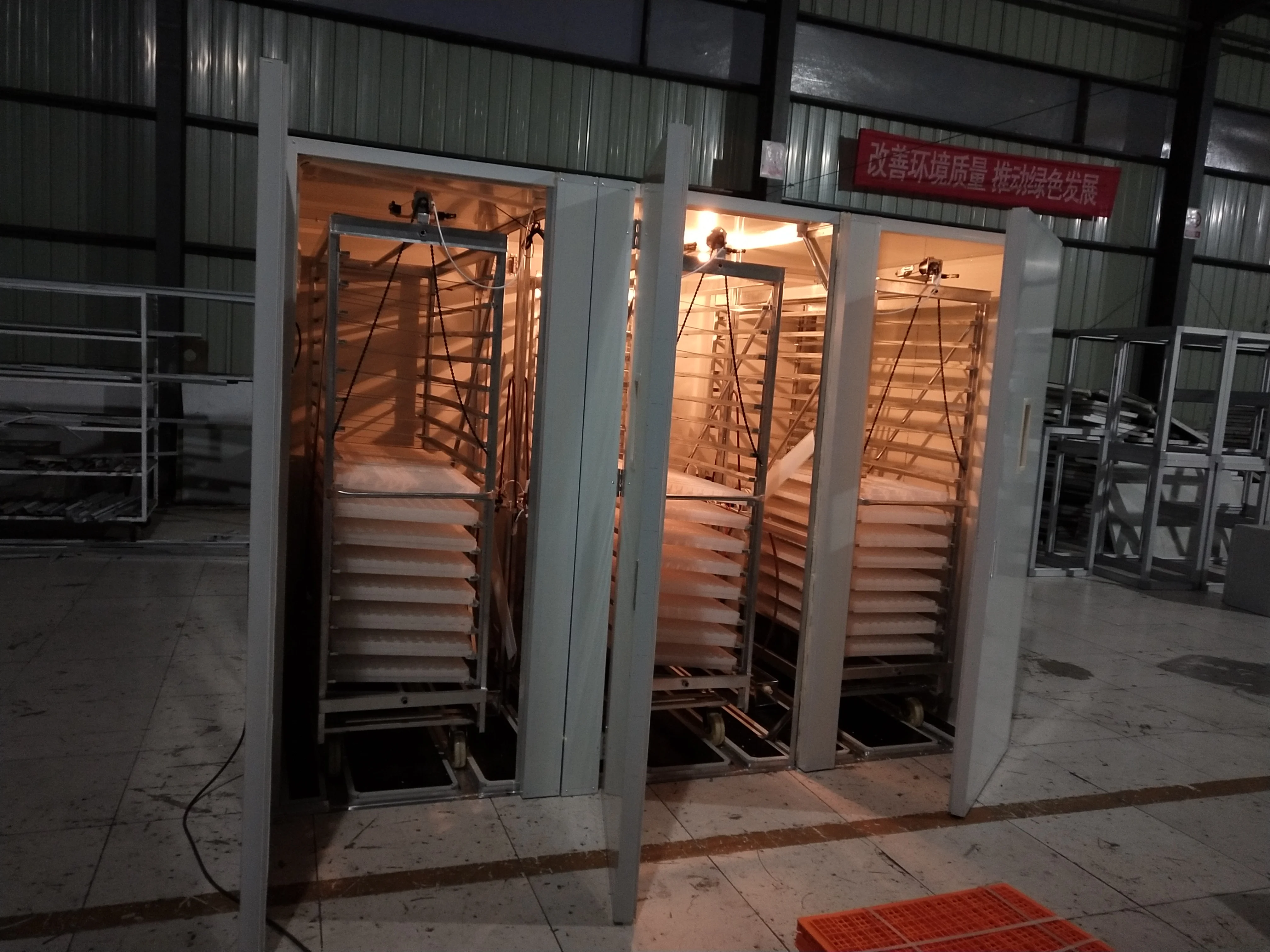 fully automatic industrial egg incubators for chicken 22528eggs