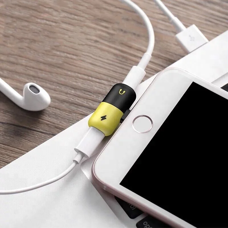  Shenzhen Factory 2 в 1 Мини адаптер форме таблетки для iPhone