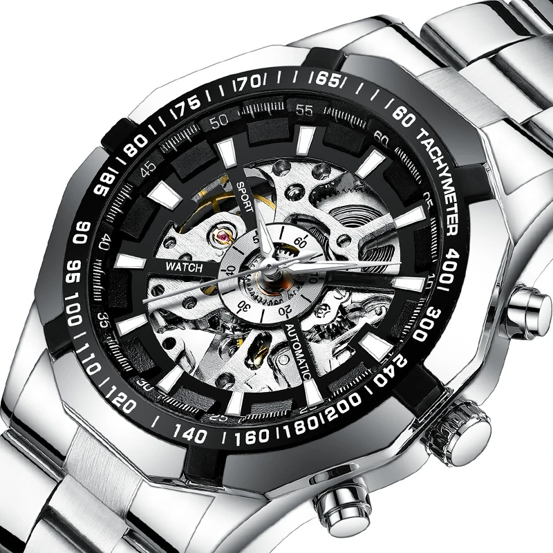 
Latest automatic mechanical watches for men fashion luxury 