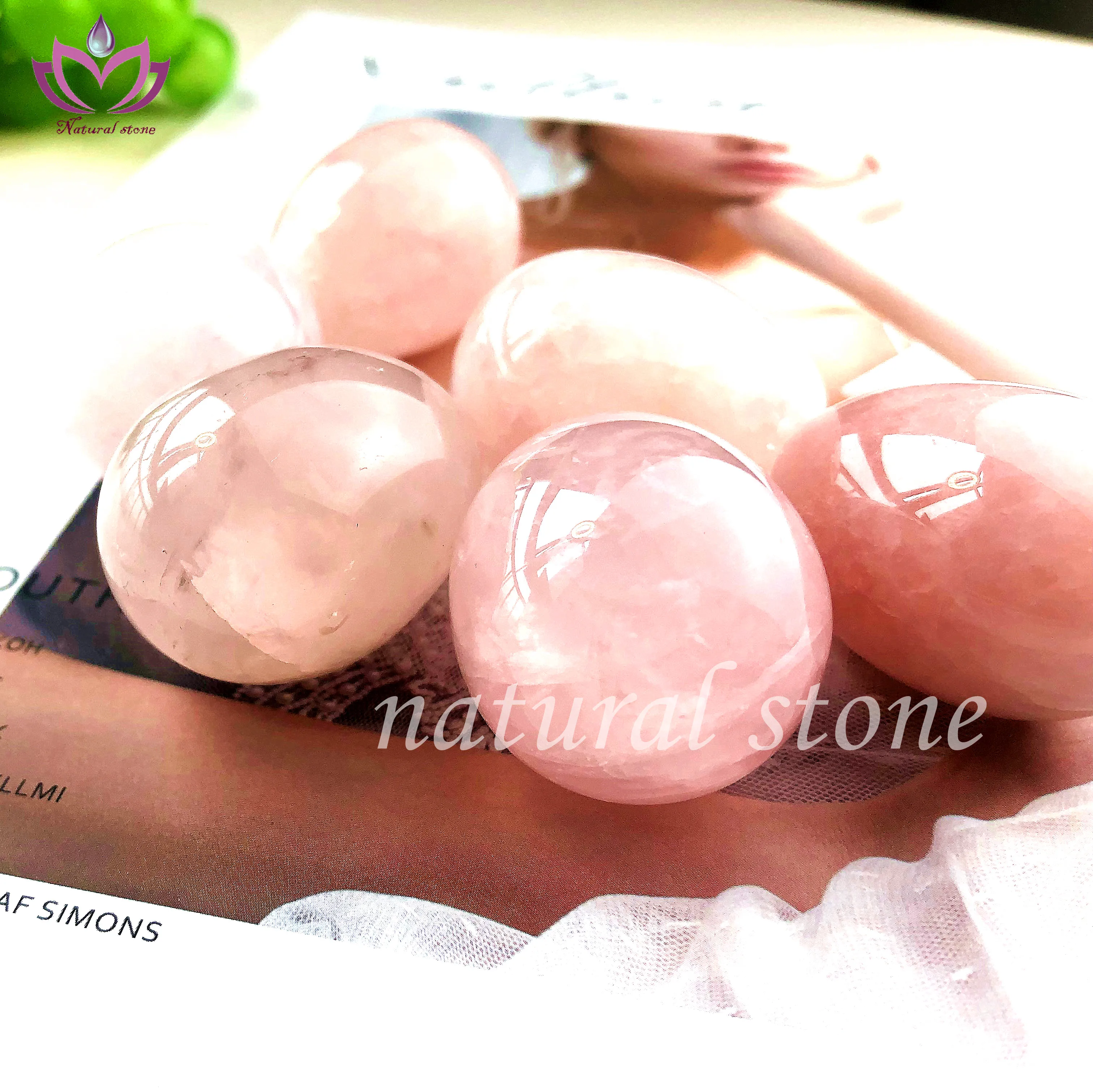 
Ben Wa Mia Egg Pelvic Exercise Weight Vagina Fitness Egg for Sale Natural semi-precious stone carfts 
