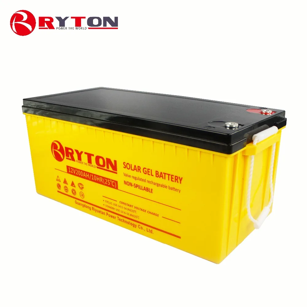 
deep cycle battery solar battery 12v 200ah with long life span 