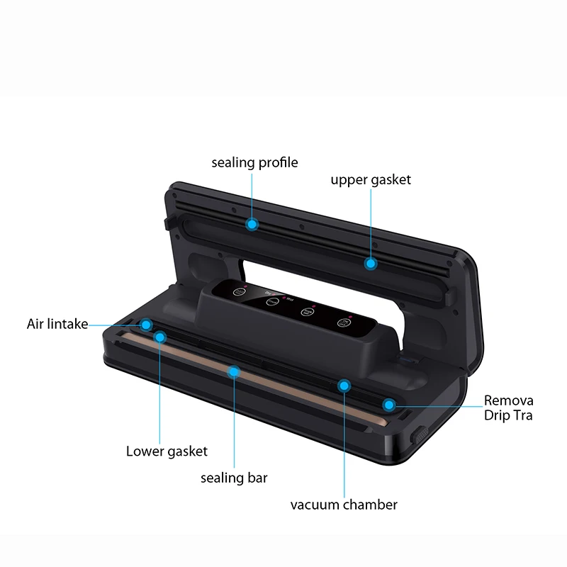 
Vacuum Sealer Food Fresh Seal Product Name and Electric Power Source Mini Vacuum Sealer Food Fresh Seal Vacuum 