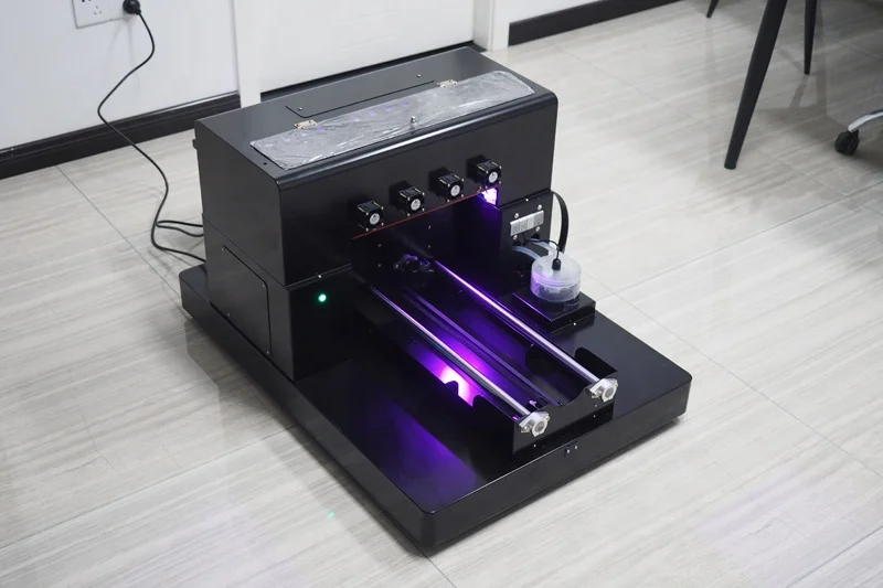 2018 Top Selling 6 Color A3 Size UV Printer Phone case Printer LED UV Flatbed Printing Machine with Cheap Price