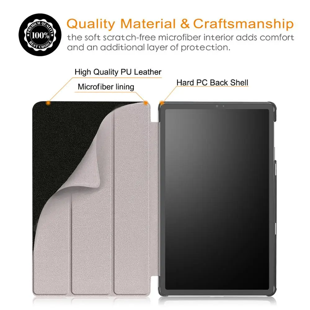 pu leather Case Cover for samsung galaxy tab s5e 10.5 Inch SM-T720/T725 tablet 2019
