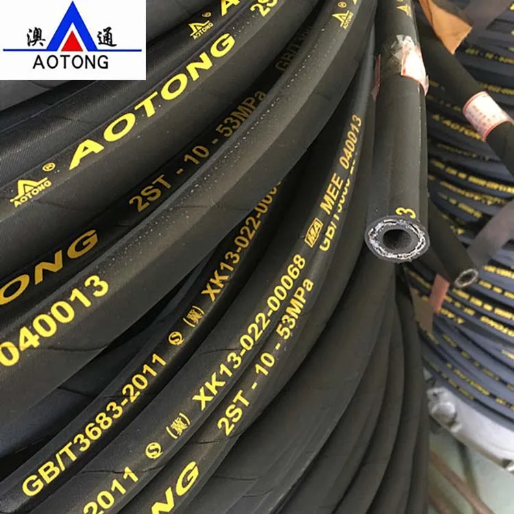 Oem хорошее качество стальной проволокой высокого давления гидравлический шланг резиновый EN853 2SN/2ST