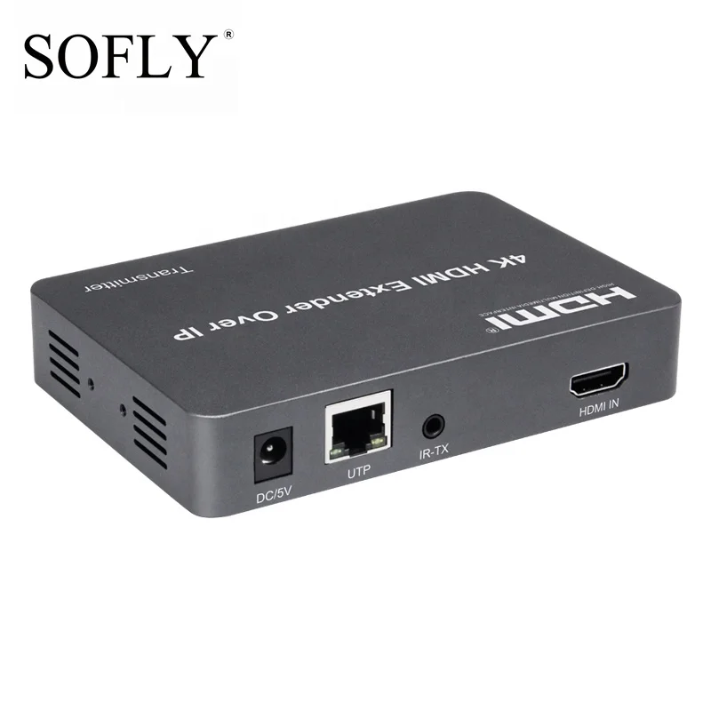  Полнофункциональный KVM HDMI-удлинитель IP 150M 4K/30Hz H.264 over cat5e/cat 6 150m HDMI