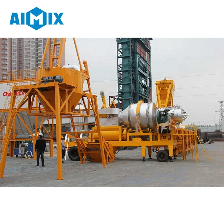 New style hot sale 120t h mobil asphalt mix plant price with aimix OEM service