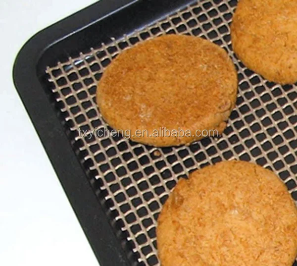 
PTFE Coated Fiberglass Fabric Grill Mesh for Barbecue Grill bbq oven liner 