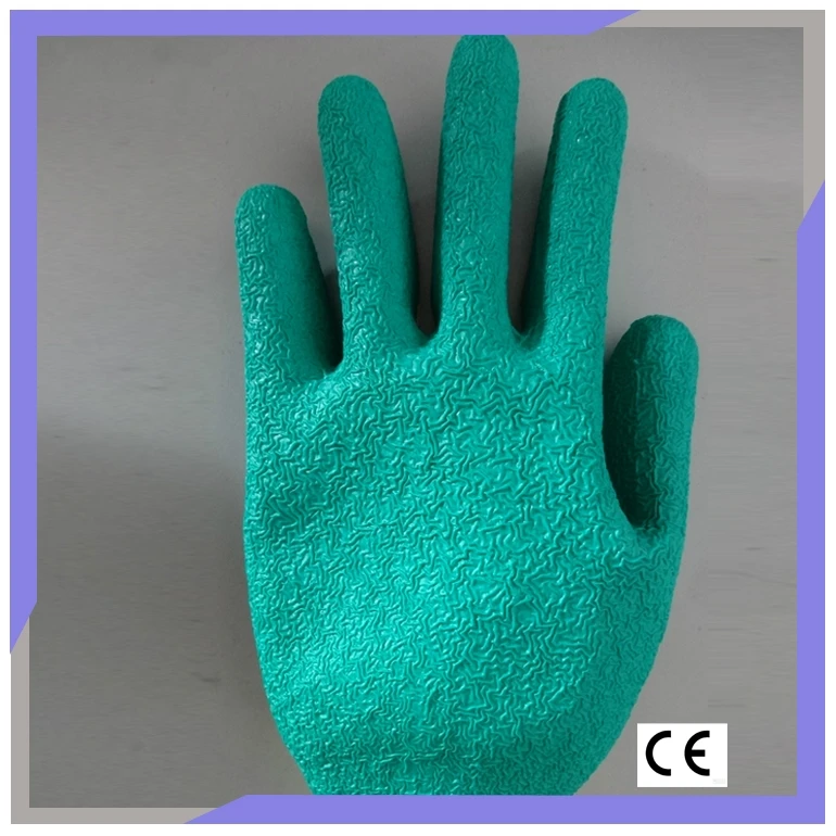 Rugged Wear Latex Palm Garden Work Gloves Wholesale