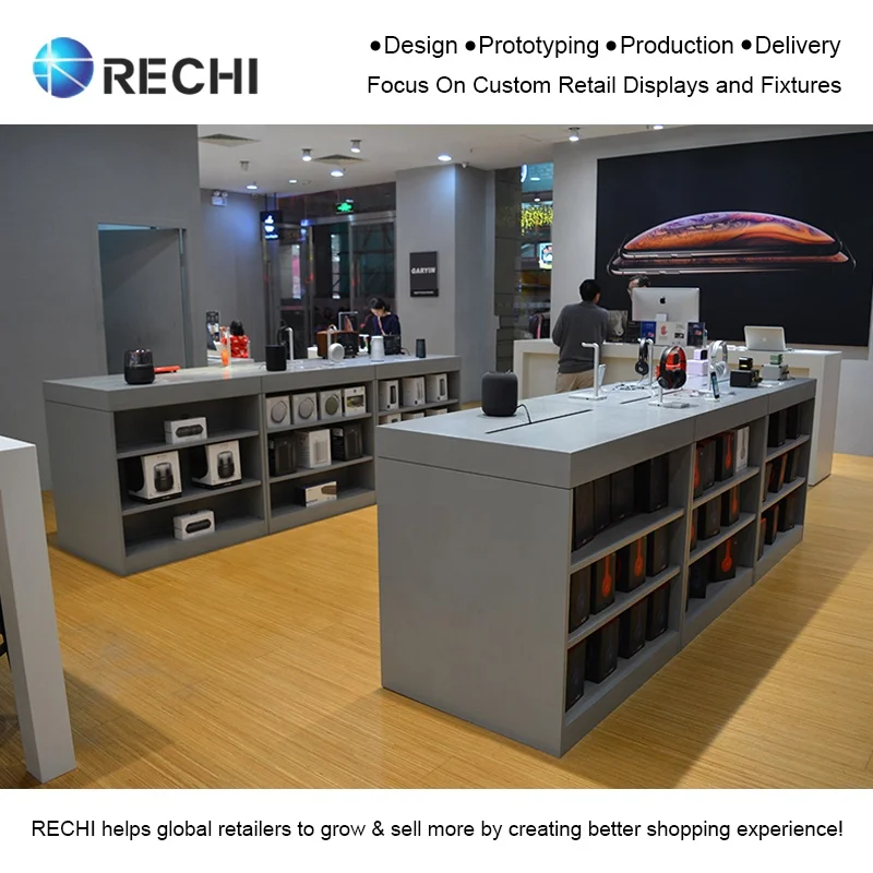 Киоск для мобильного торгового центра RECHI в современном стиле электронные аксессуары дизайна интерьера мебель магазинов витрина магазина
