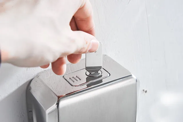 Anti-corrosion 304 Stainless Steel Liquid Manual Soap Dispenser 500ml container hotel toilet motel home sanitizer