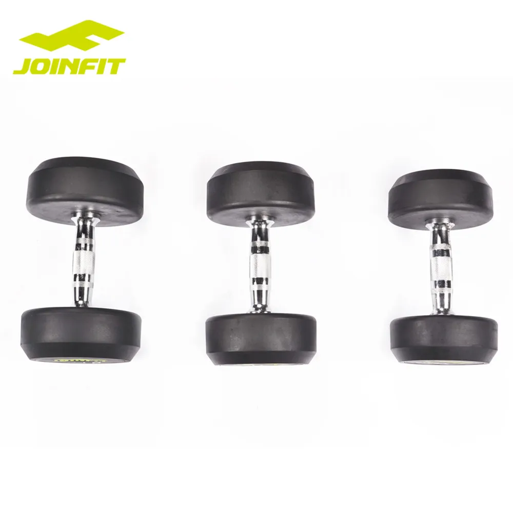 JOINFIT Adjustable Professional round Rubber Coated Dumbbell