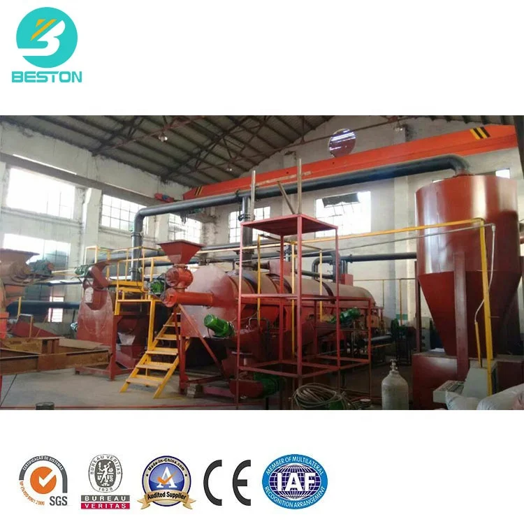 Air flow carbonised coconut shell rice husk charcoal machine thailand