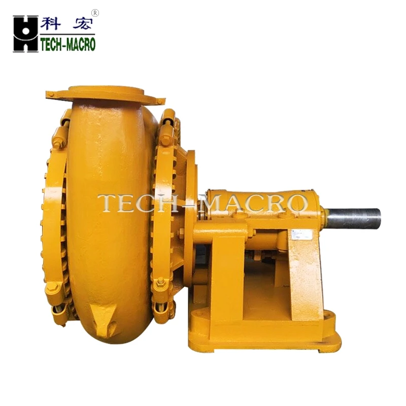 
High chrome 05A electric sand dredger pump with diesel engine cutter suction centrifugal sand pumping 