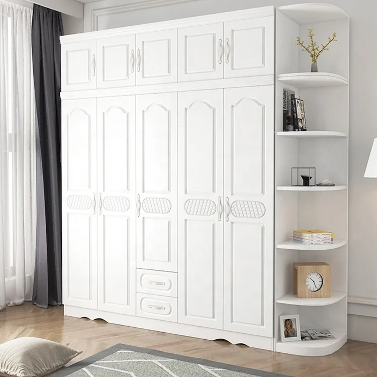 Bedroom Furniture Melamine MFC Clothes Storage Cabinet Wardrobe