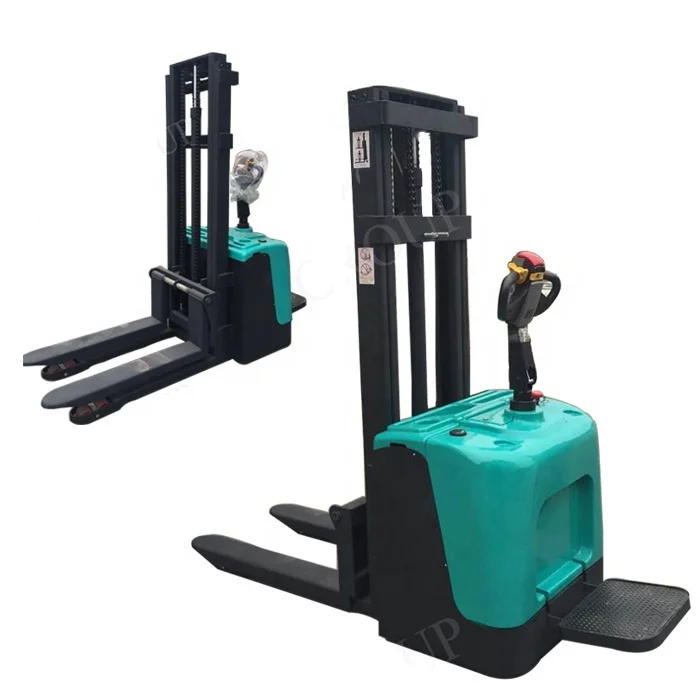 Electric forklift 1500kg pallet hydraulic stacker