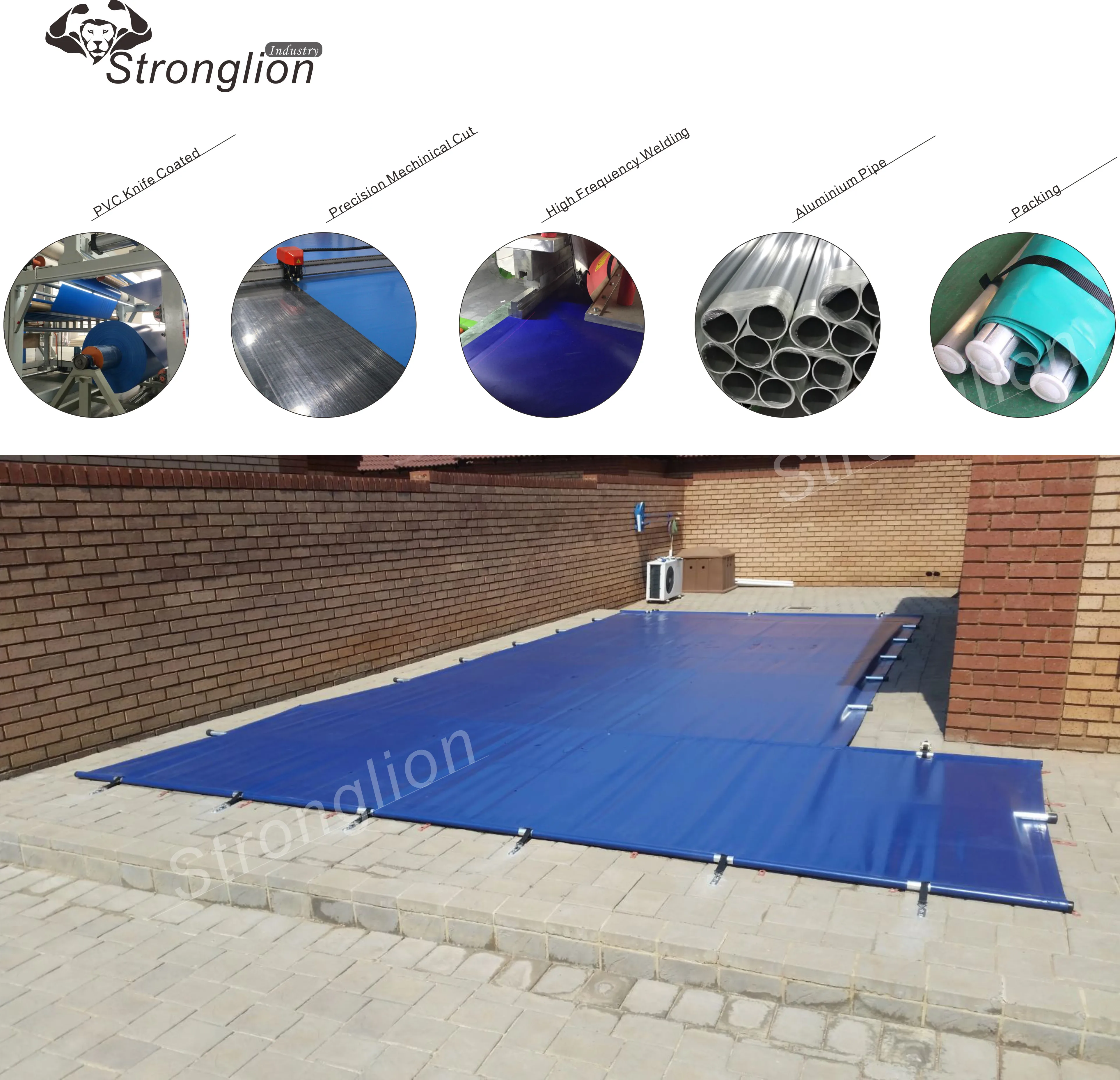 High Quality PVC Waterproof Swimming Pool Cover