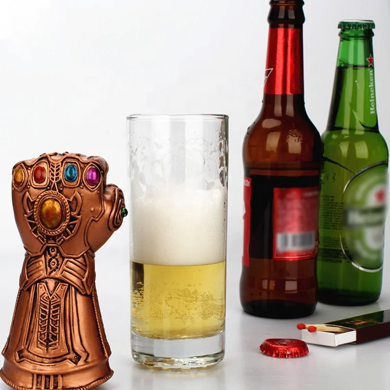 Thanos Bottle Opener Manual Can Opener Steel with Resin Beer Opener