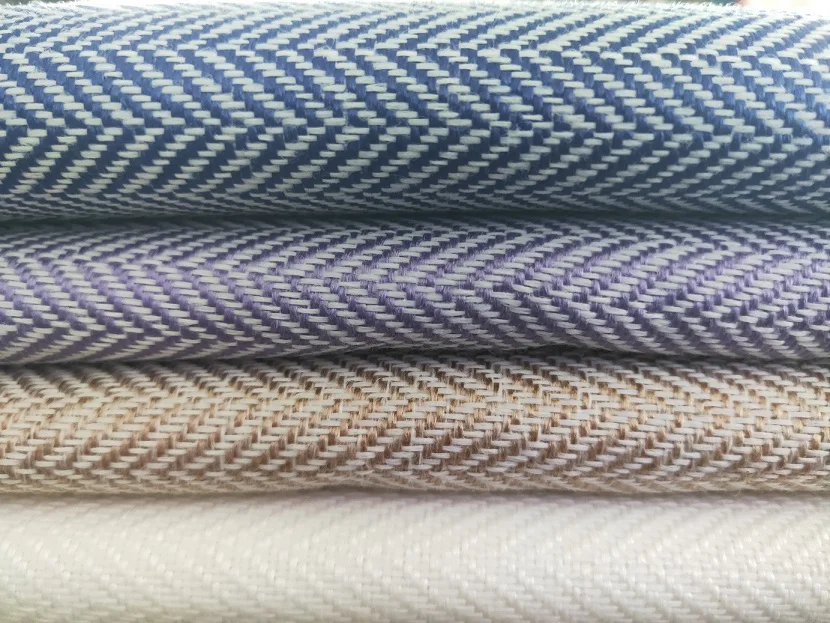 
free sample modern bulk polyester herringbone outdoor furniture cushion fabric 