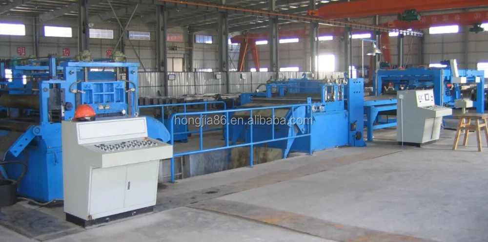 Вырезать по длине линии для резки металла стали листы и плиты в рулонах