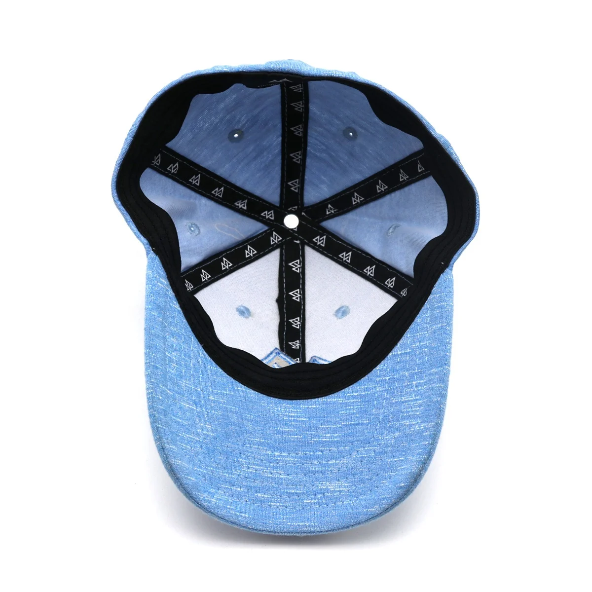 Fashion  Herringbone Fabric  Elastic Custom 3D Embroidery  Fitted Sports Hats Baseball Caps