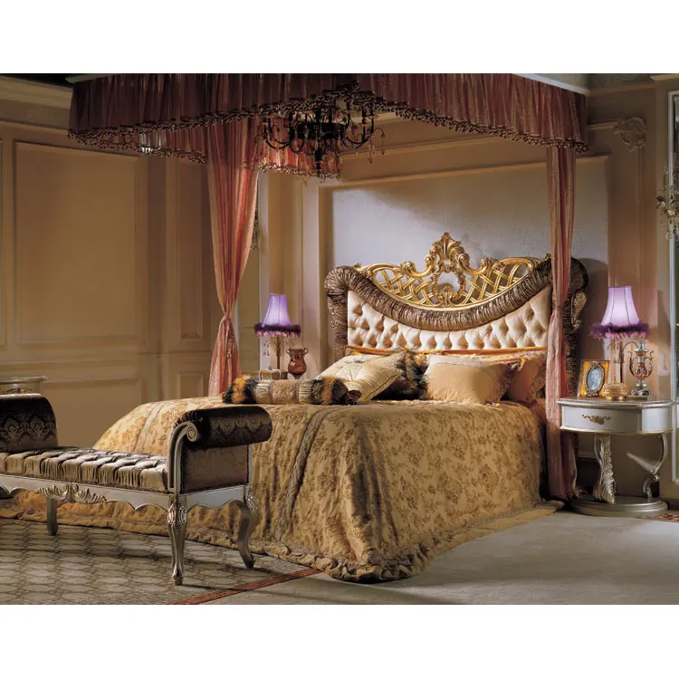 luxury french classic bedroom furniture royal european bed set