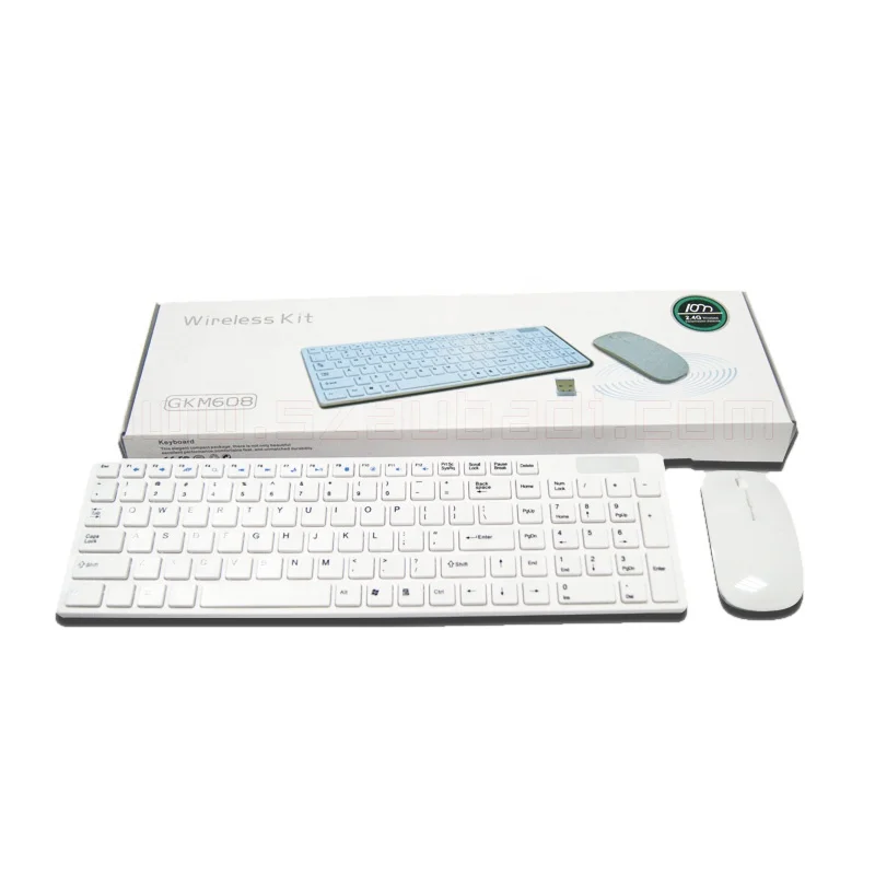 High quality 2.4G wireless mouse and keyboard combo with multimedia function