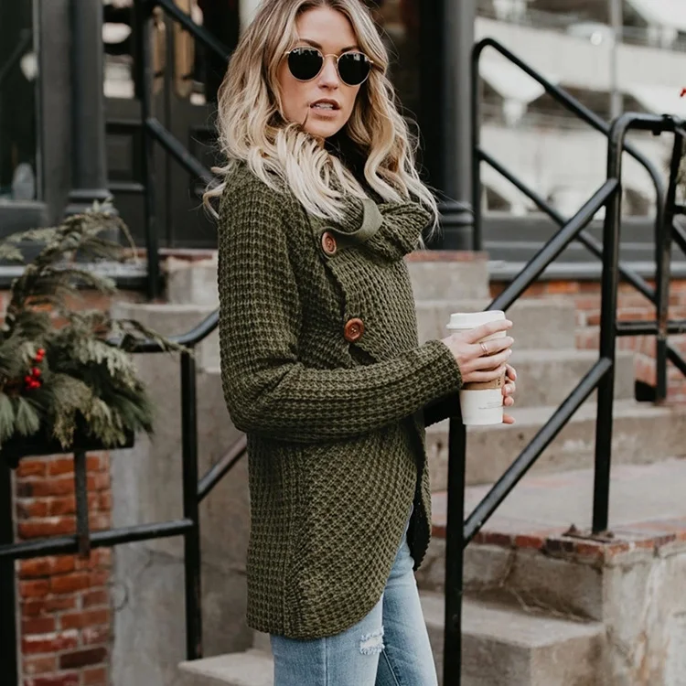 
Custom wholesale knit sweater oversize women winter wool acrylic-blend knit women sweater 