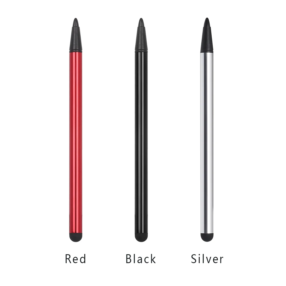 2in1 Double-end Tablets Screen Writing Pens Electronics Capacitive Pen Universal Stylus For Samsung Tablet Phone