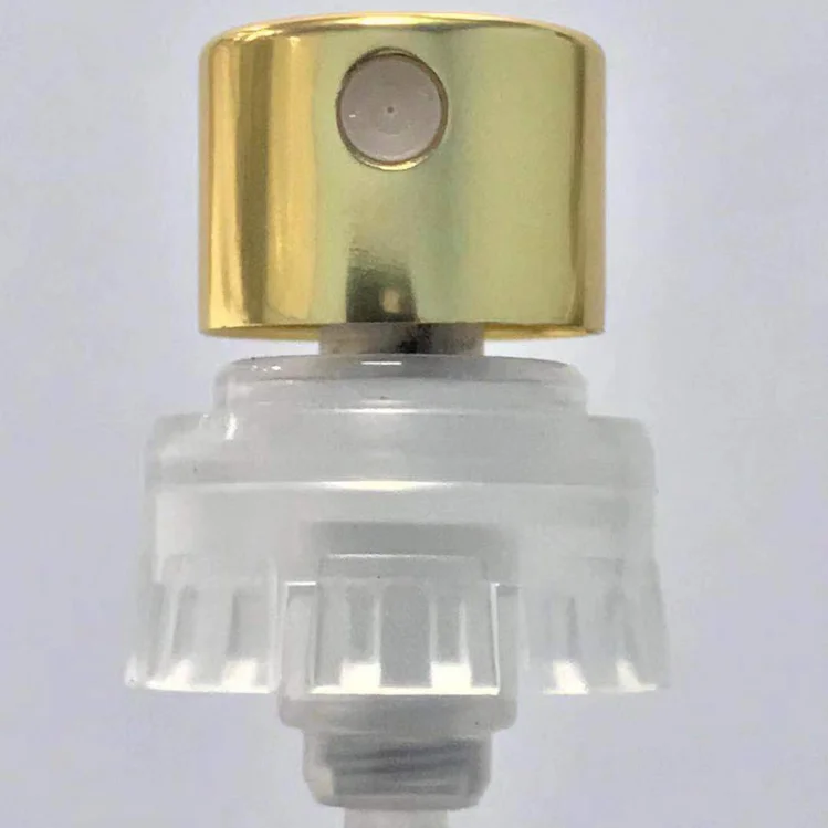 15mm aluminium gold silver crimp spray pump