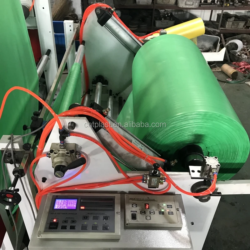 Popular product  ribbon-throught hdpe pe garbage plastic bag making machine in roll