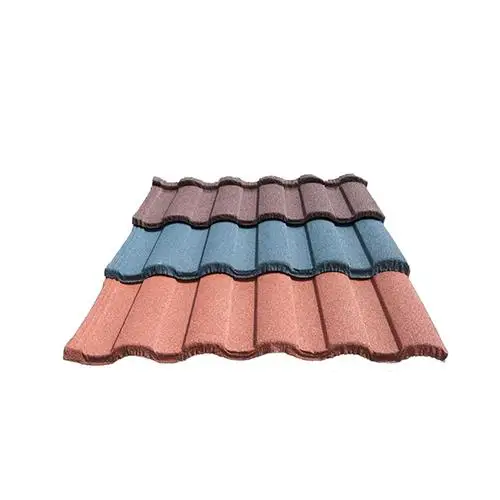 Interlocking Panels Classical Type Galvalume Color Stone Coated Metal Roof Tile