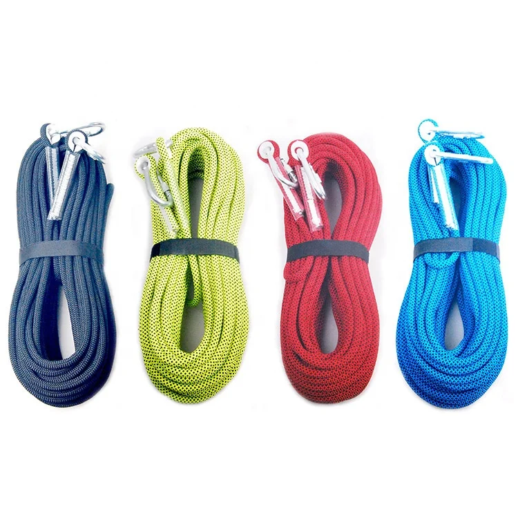 10.5 mm Nylon  Kernmantle  Safety Dynamic Climbing Rope for Rock Climbing and Tree Climbing
