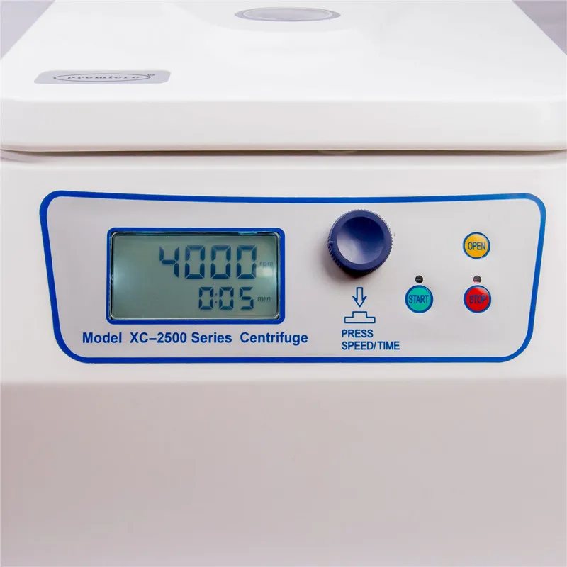 
Brushless Motor 4000RPM Laboratory Low Speed Desktop Blood Plasma Centrifuge Blood Centrifuge 15ml*12 XC-2515 