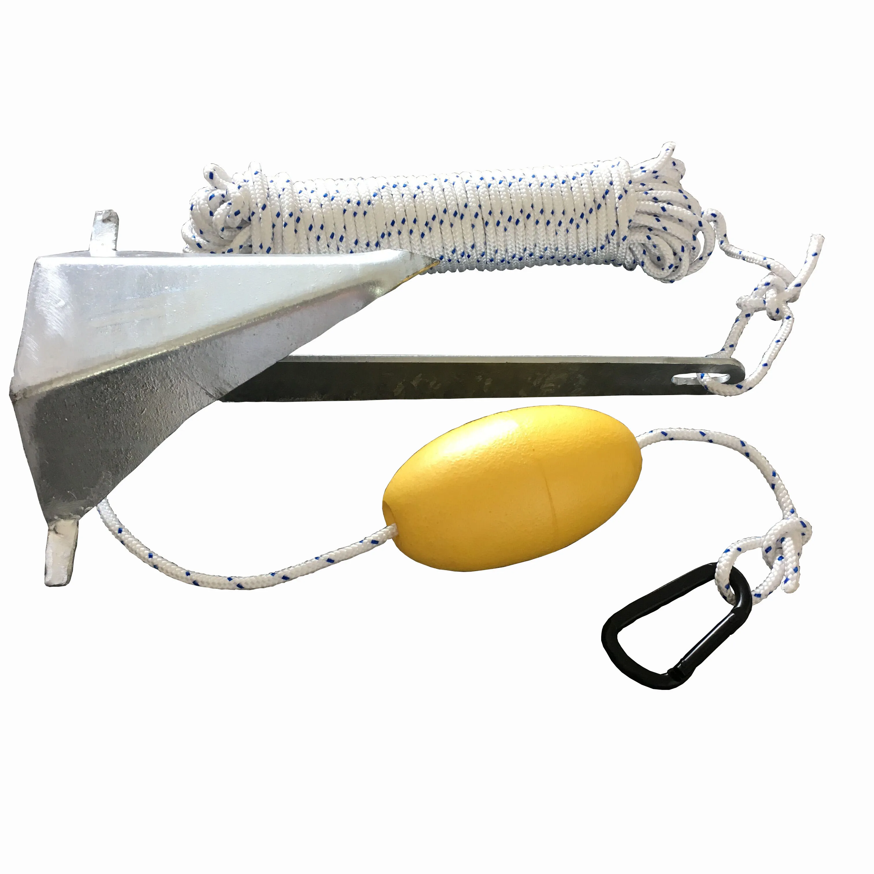 2019 лучшая оцинкованная маленькая лодка, морская яхта, Данфорт, Брюс, рыболовный якорь, набор канатов, песочное Грязевое дно