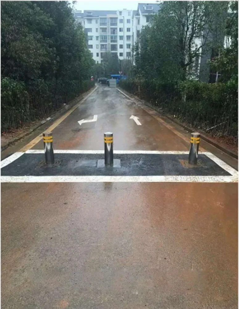 600*219mm Hot Sale high quality Hydraulic Bollard automatic rising bollards automatic electric bollards with best price