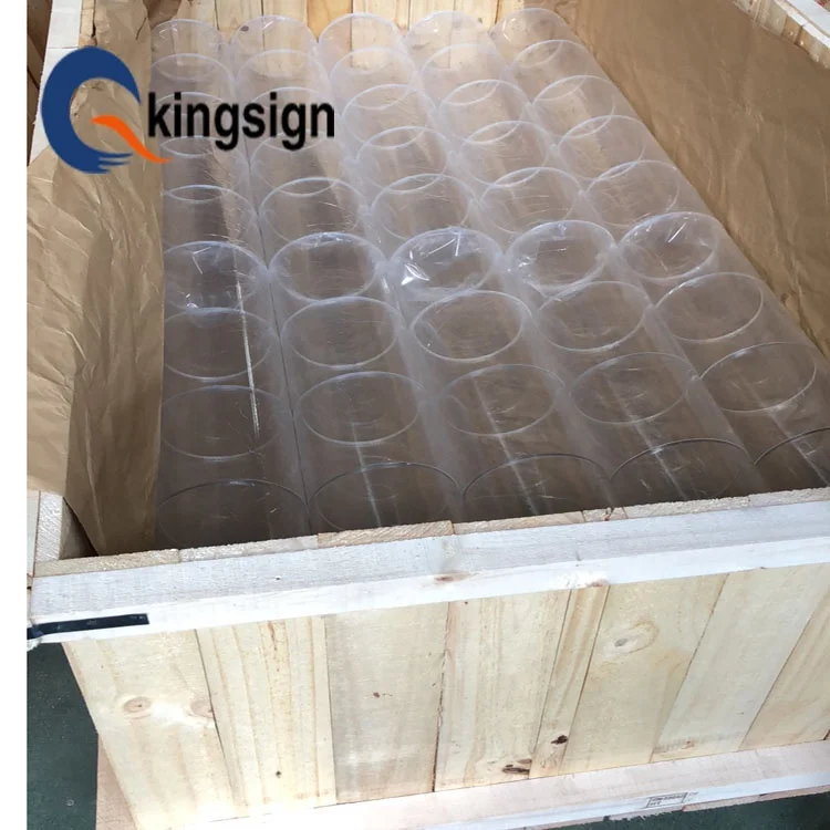 Kingsign 300mm diameter acrylic tube cast clear acrylic tube aquarium