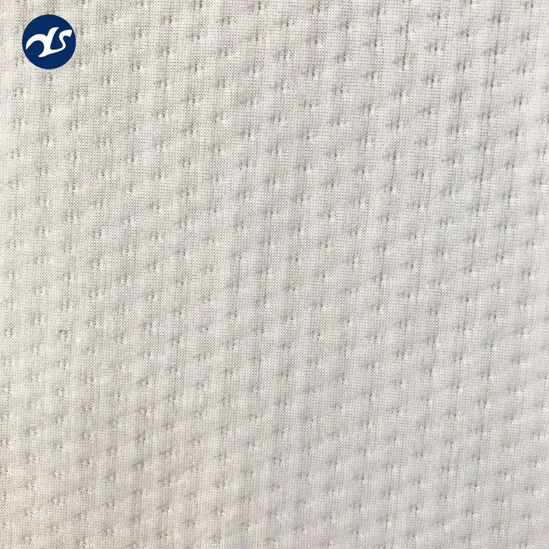 Bed covers mattress protector polyester jacquard knitting fabric