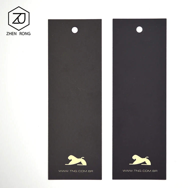 
2019 new fashion high quality embossed swing tag for clothing 