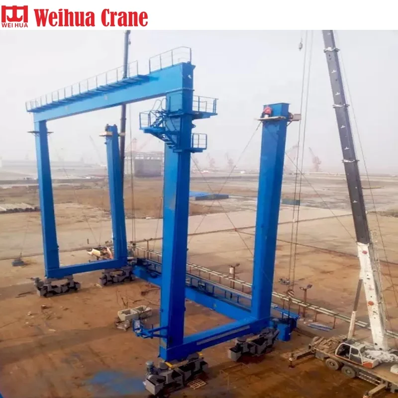Weihua Mobile Rubber Tyred Container 20t 35t 40t Price 20 Ton Suspension Overhead Gantry Crane And Bridge Gantry Crane