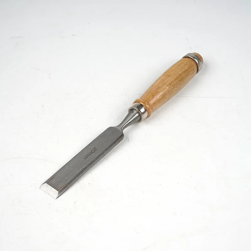 
4pcs CRV60 of four German-style woodworking wood handle firmer chisel 