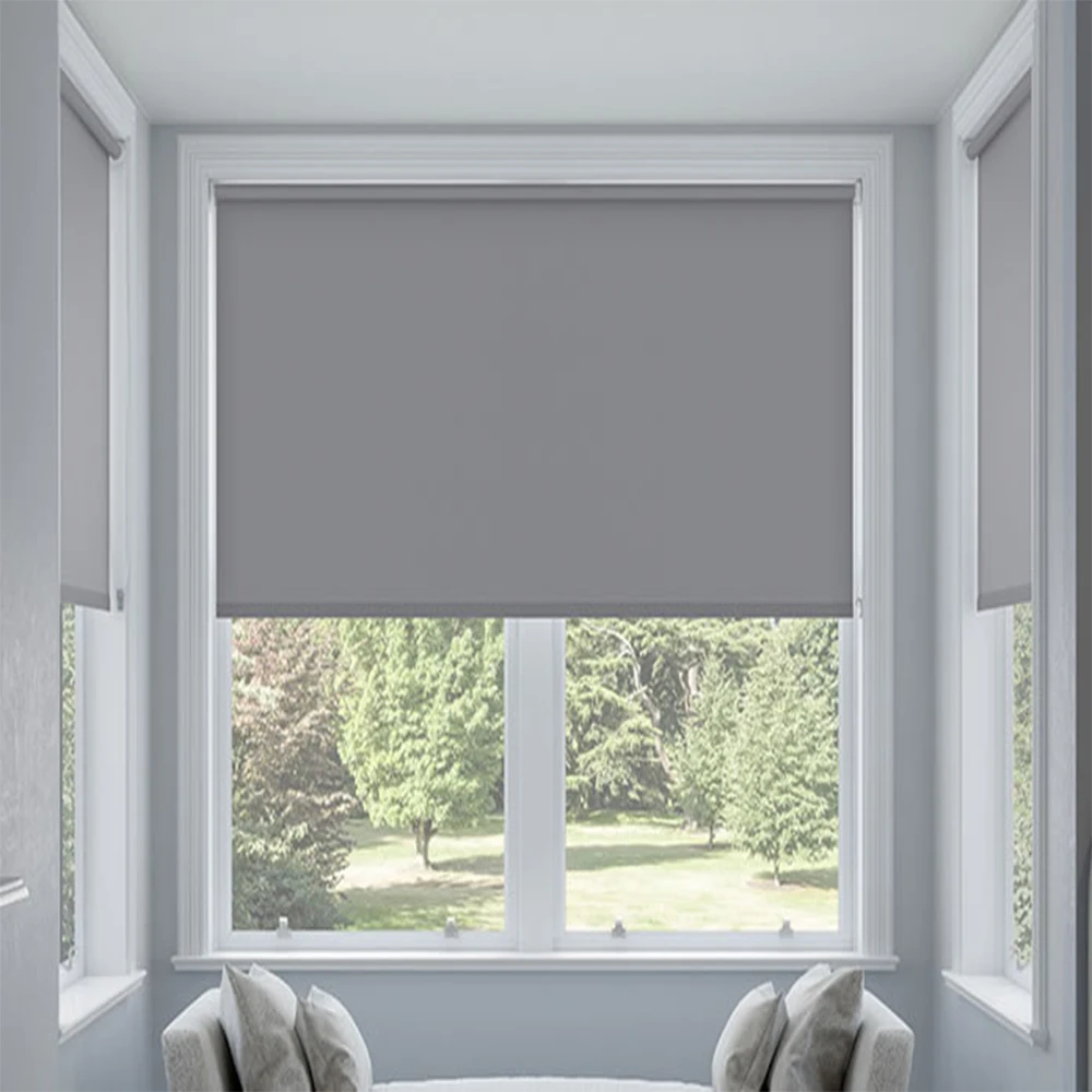 Blouk African Digital Print Curtain Tube Curtain Window Decoration Window Shade Roller Blind Mechanism Bay Window CE/ISO9001