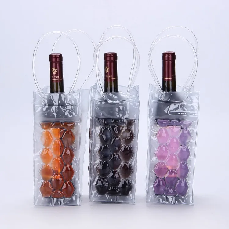 Best selling in Germany outdoor garden wine cooling holder plastic bag Wine cooler