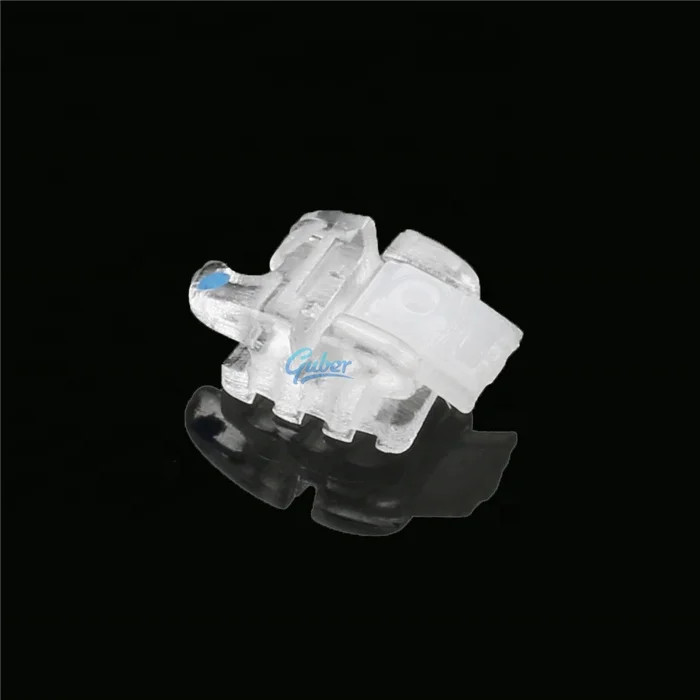 #Guber Dental поставщик монокристаллические зубные сапфировые скобы Roth 022 ортодонтические сапфировые скобы