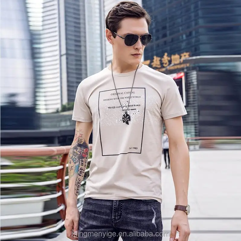 Мужчины футболка 100% хлопок In китайская фабрика